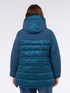 Hybrid hooded down jacket image number 1