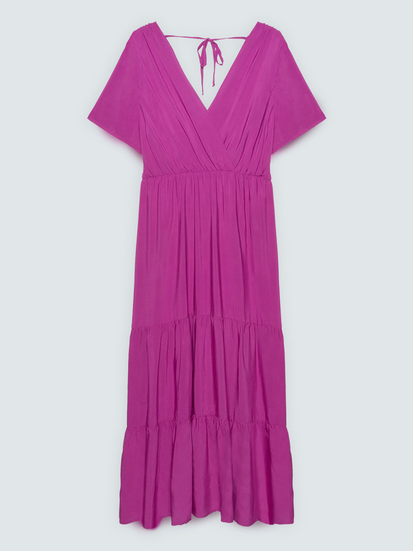 Long Smile viscose dress image number 4