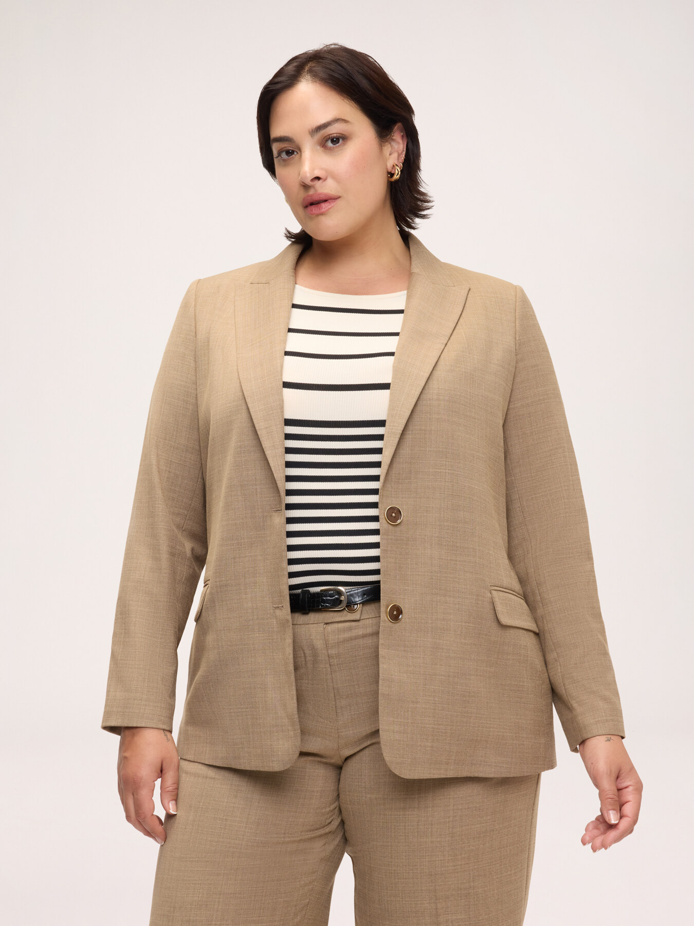 Blazer aus M&eacute;lange-Stoff image number 0