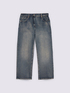Jeans cropped gamba ampia image number 4
