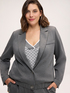 Cropped Blazer in Milano Stitch image number 3