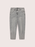 Jean Mom Fit d&eacute;lavage gris image number 4