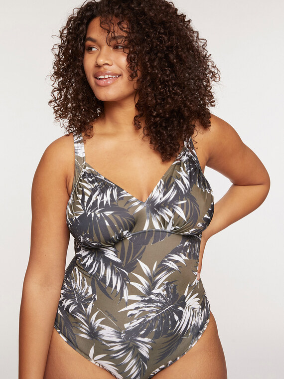 Fiorella Rubino Costume intero stampa foliage Donna