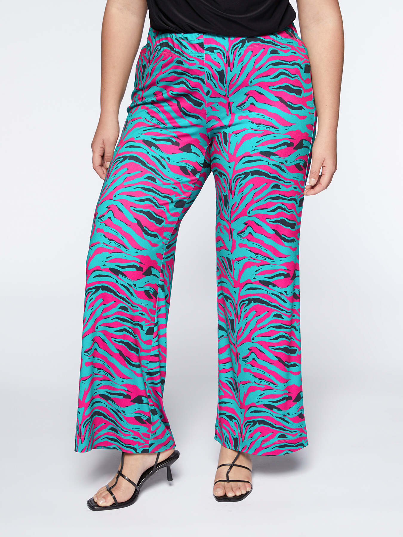 Animal print trousers image number 0