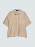 Boxy shirt in viscose blend image number 4