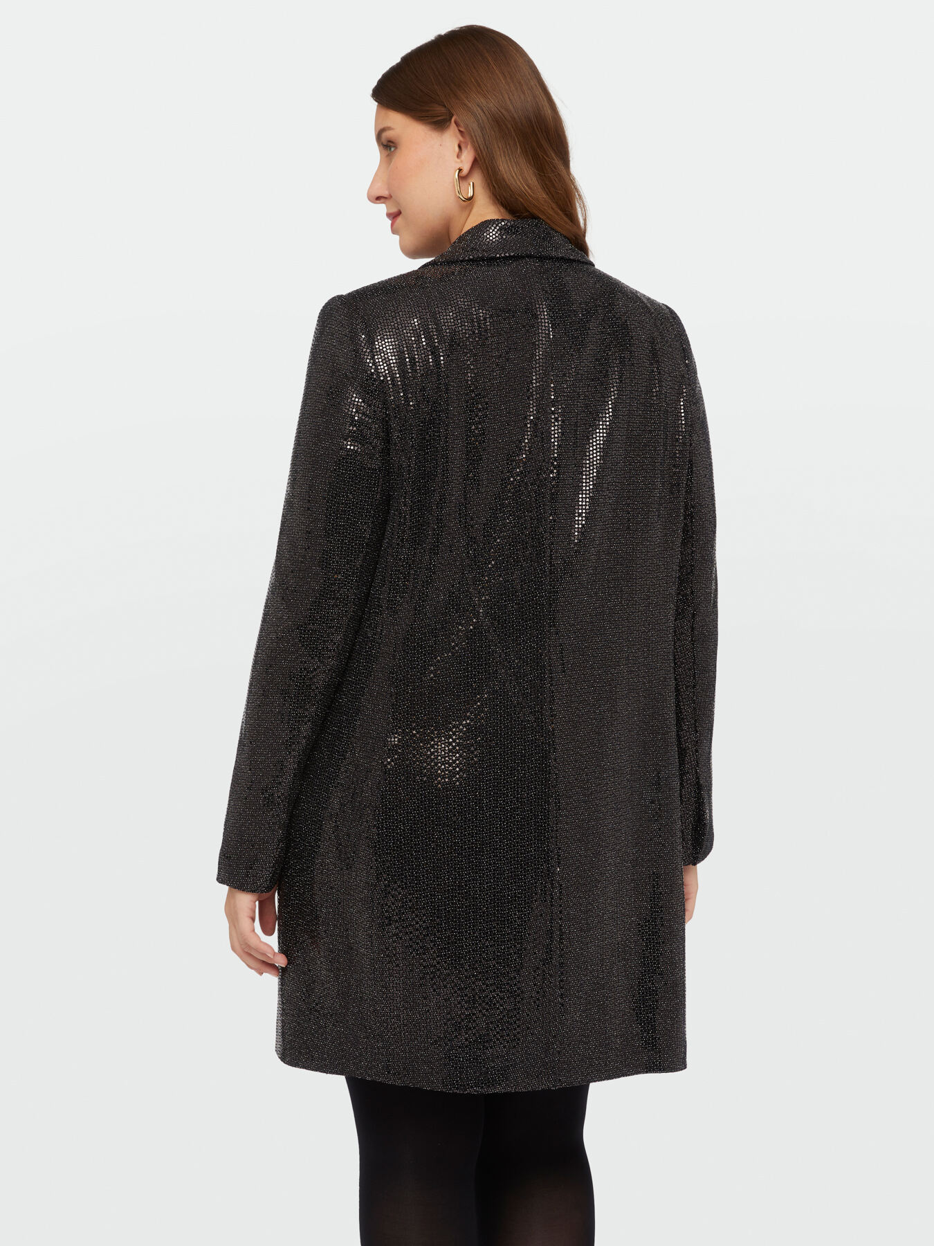 Full sequin dress blazer image number 1
