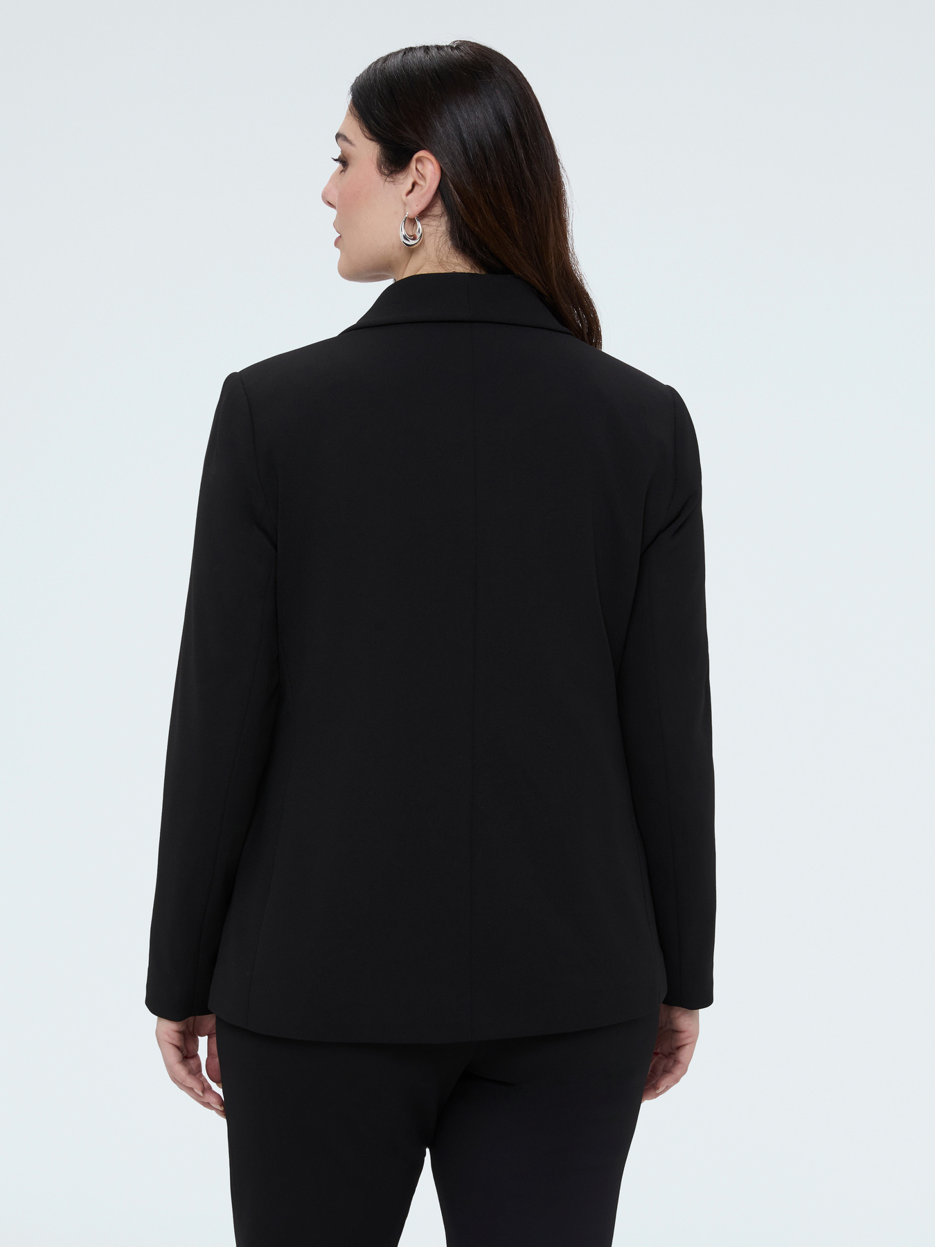 Fitted blazer in stretch fabric image number 1