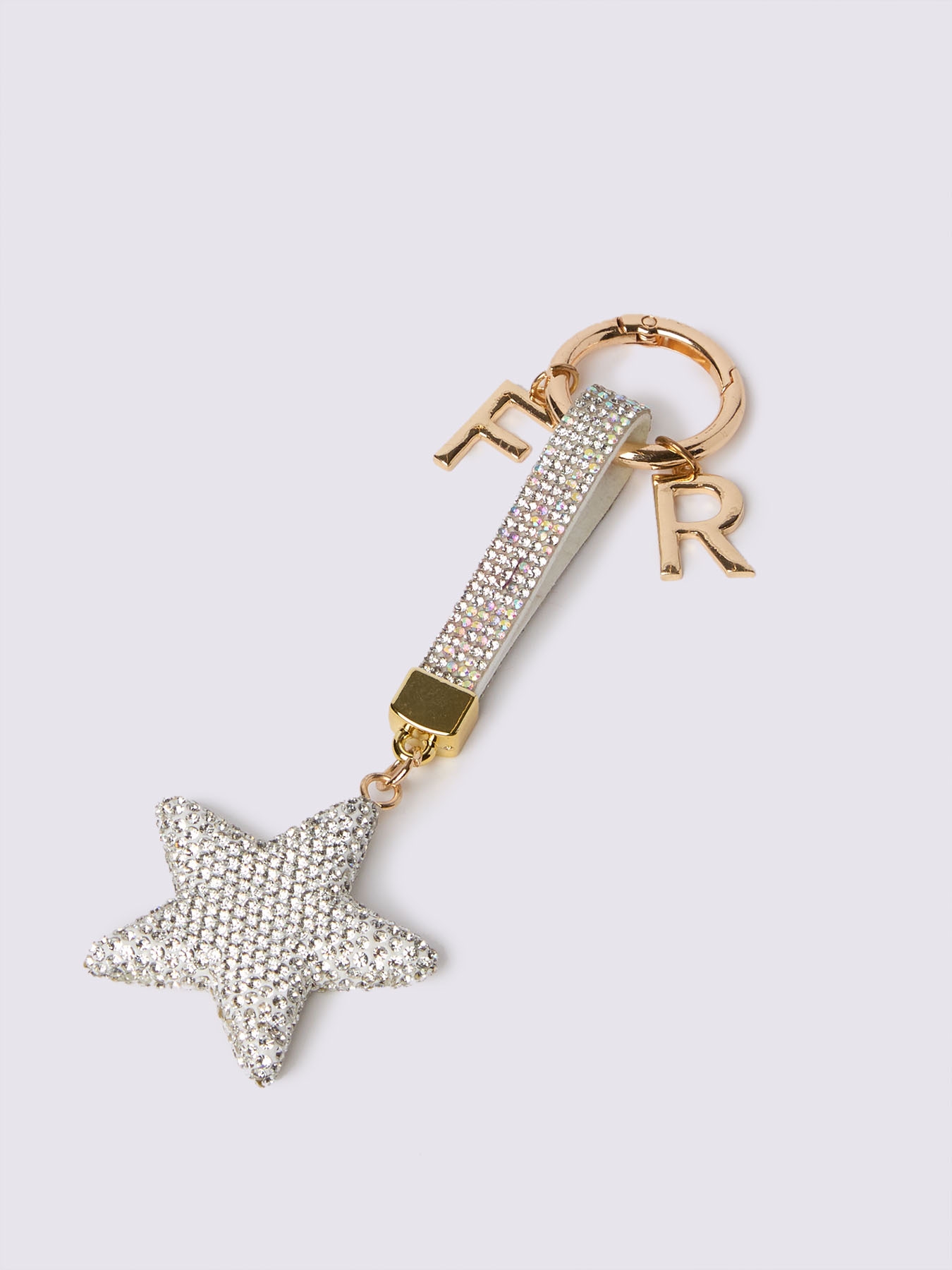 Portachiavi FR con charm stella brillante image number 2