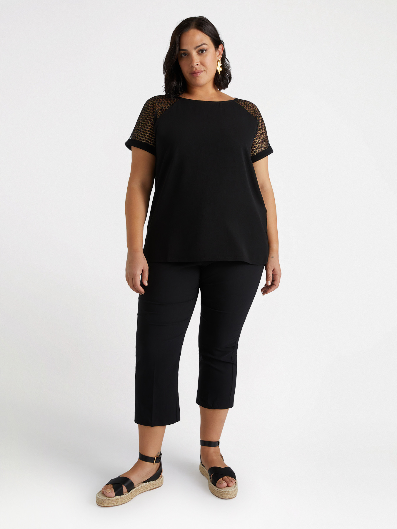 T-shirt en viscose LENZING&trade; ECOVERO&trade; avec broderie image number 0