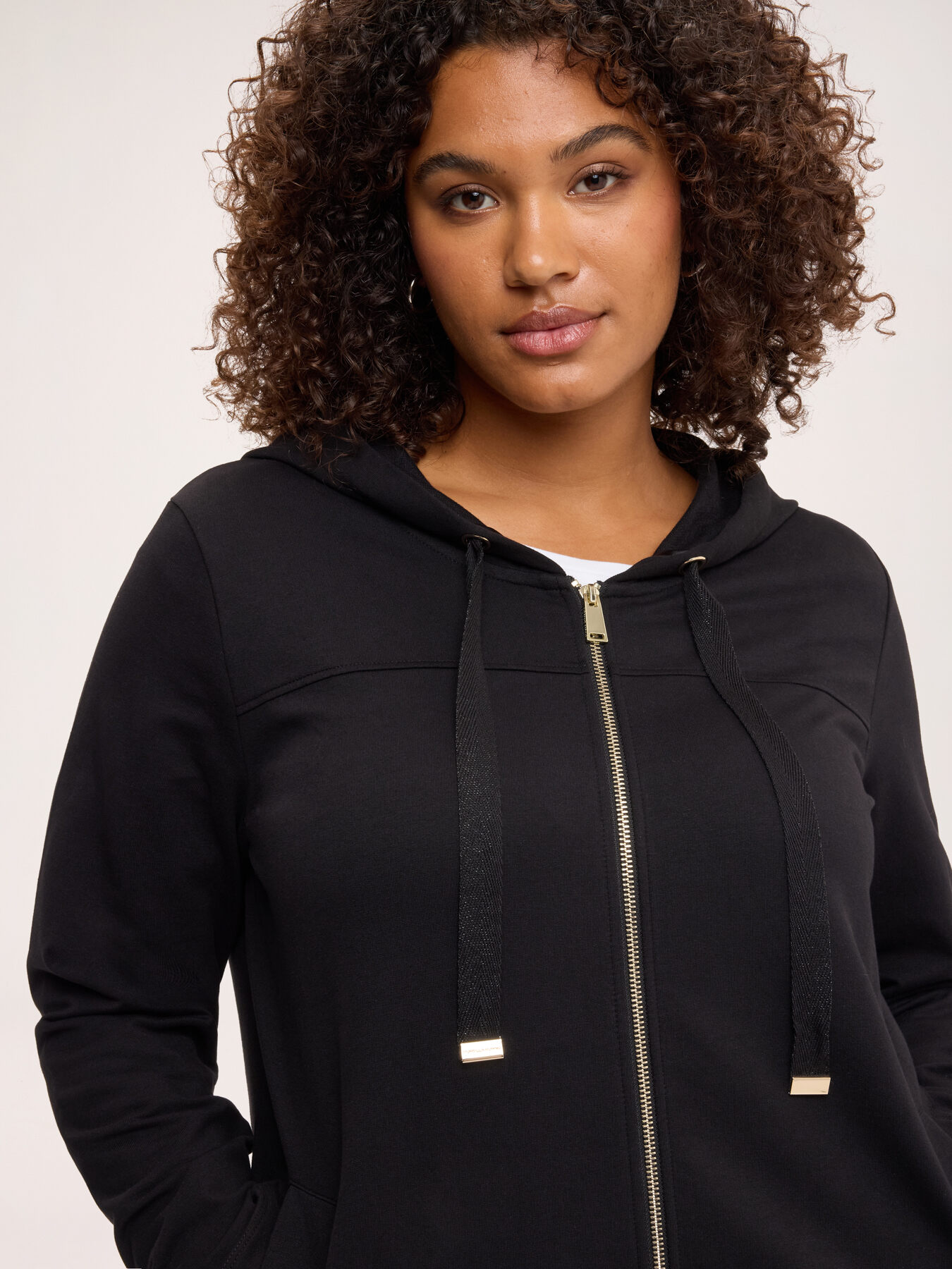 Hoodie with drawstring image number 3
