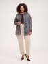 Wendbare Jeans-Hemdjacke mit Blumenstickerei image number 2