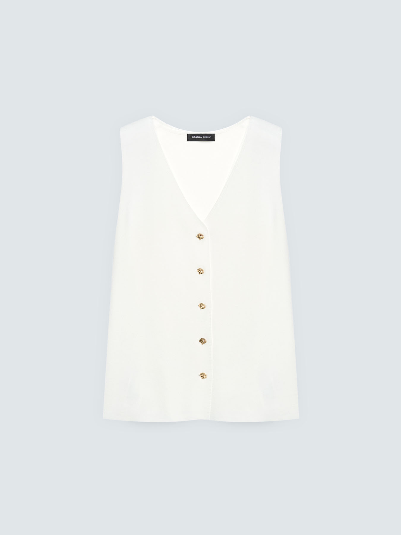 Gilet long en maille image number 4