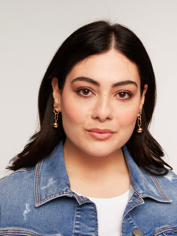 Fiorella Rubino Orecchini pendenti con sfera Donna