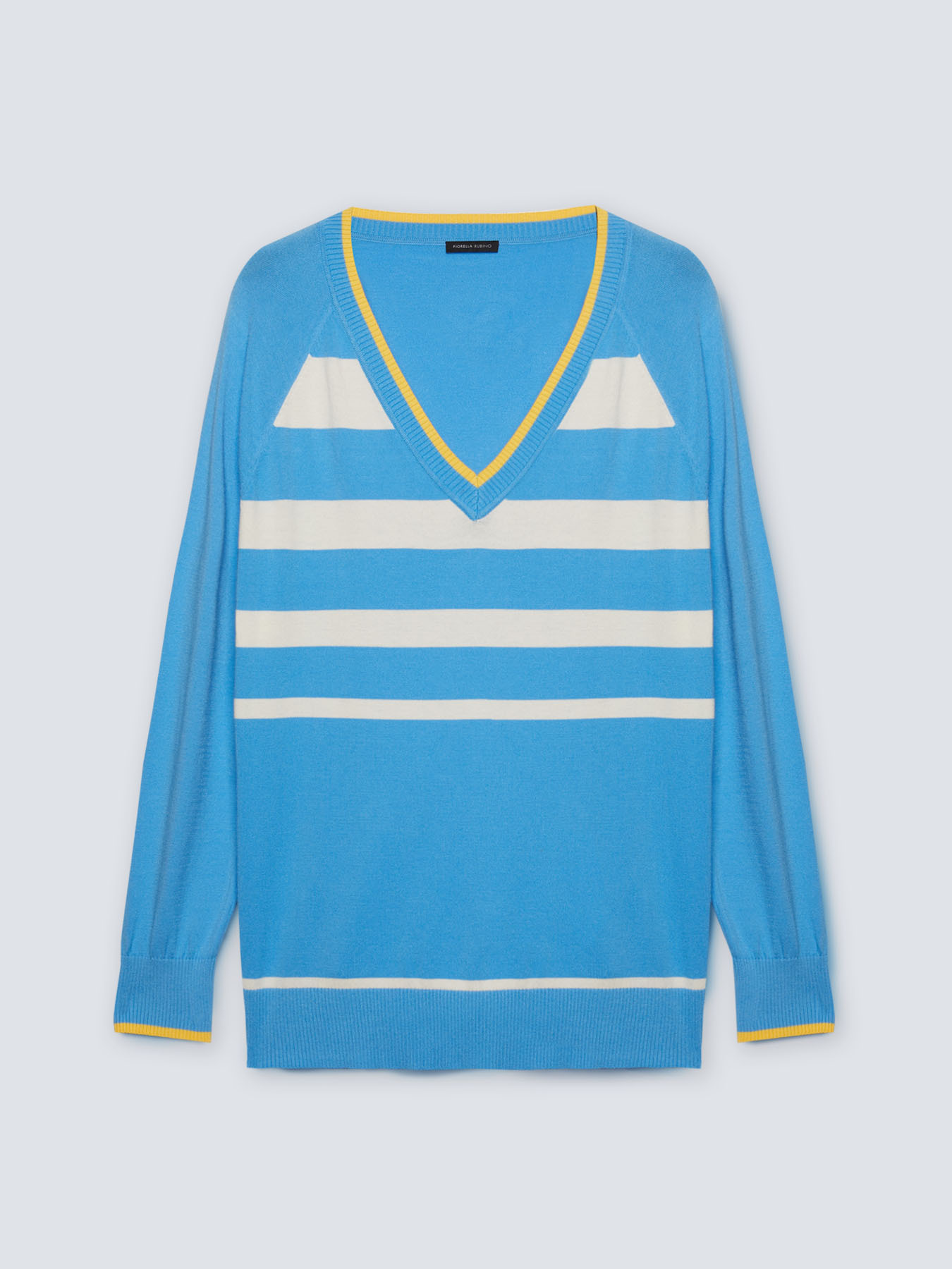 Jersey de rayas con bordes de colores image number 4