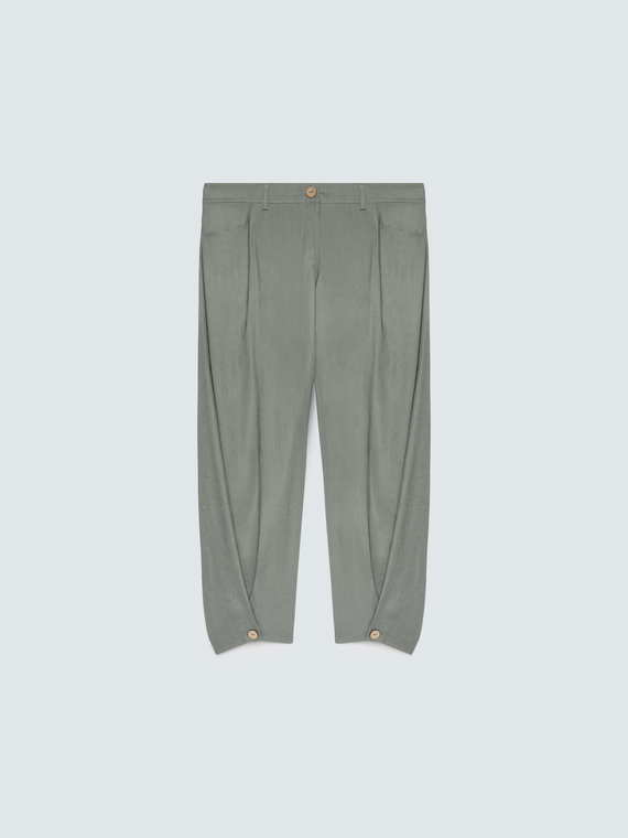 Balloon Pants in Linen Blend