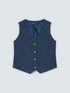 Milano stitch vest with buttons image number 4