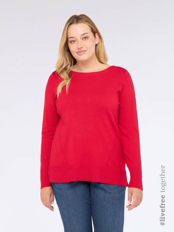 Langarmshirt mit Carmenausschnitt