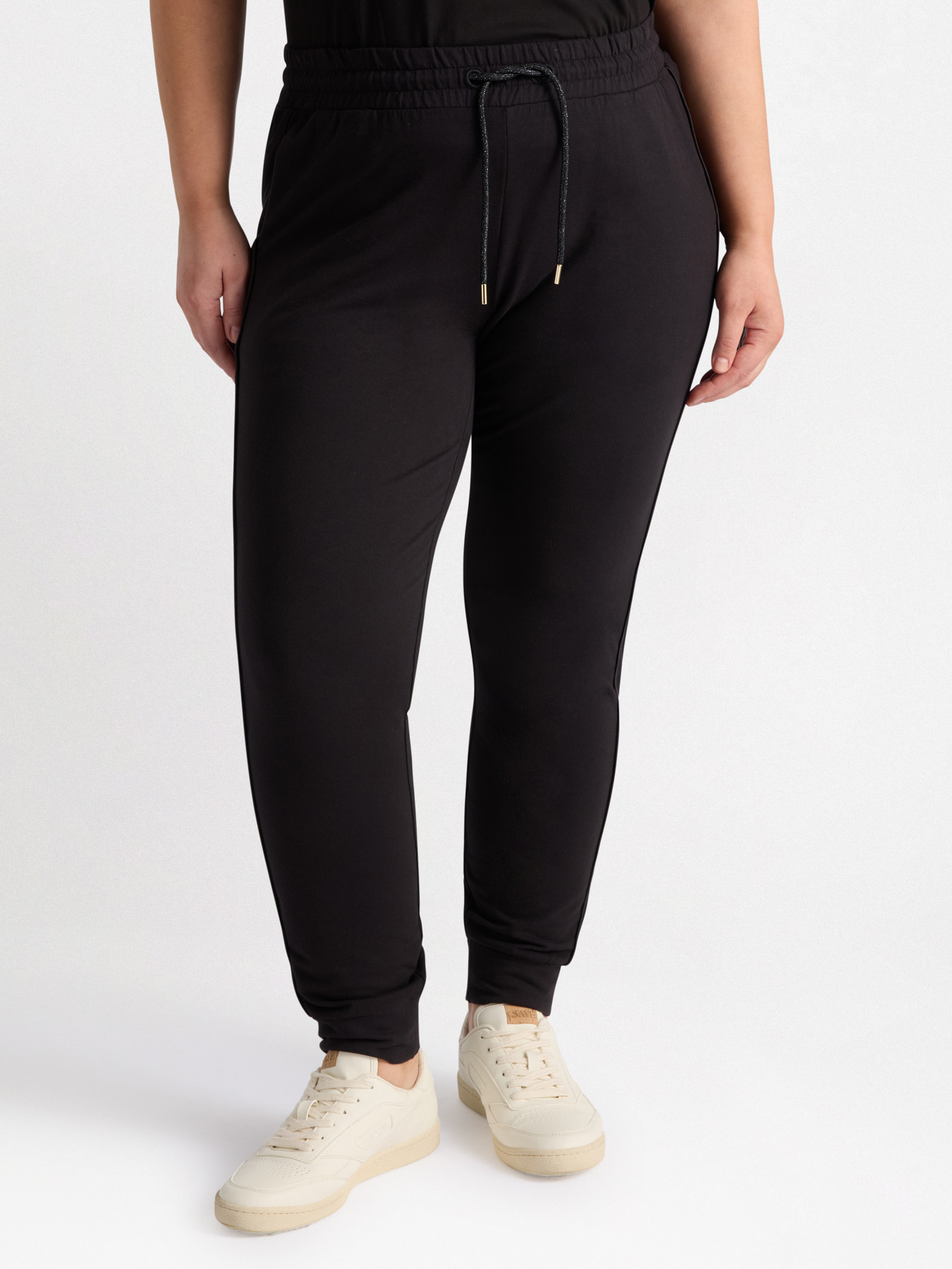 Joggers aus Sweatstoff mit seitlichen Bord&uuml;ren image number 0