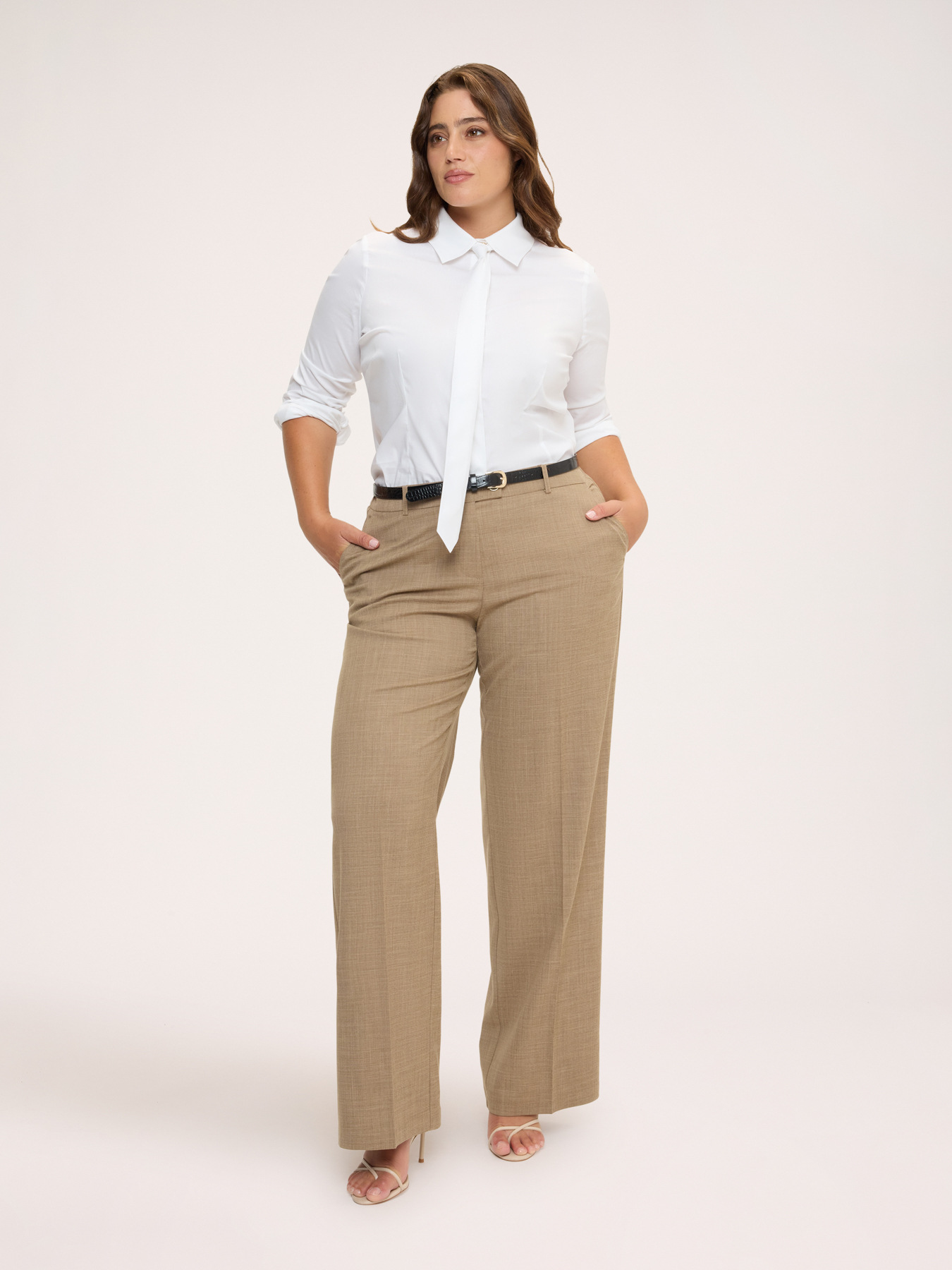 Shirt with removable tie image number 2