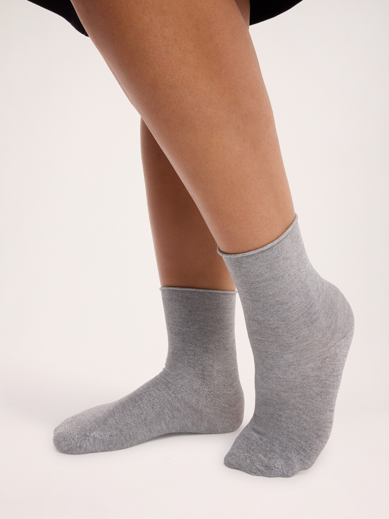 Lurex-effect socks image number 0