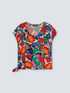 Bluse mit Pop-Blumendruck image number 5