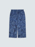Pantalon cropped en chambray imprim&eacute; image number 4