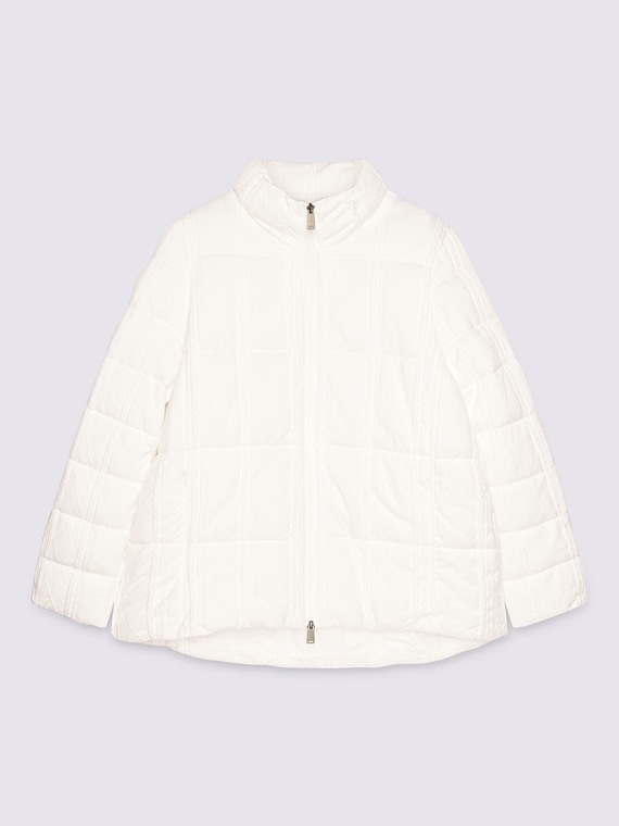 Knitted down jacket