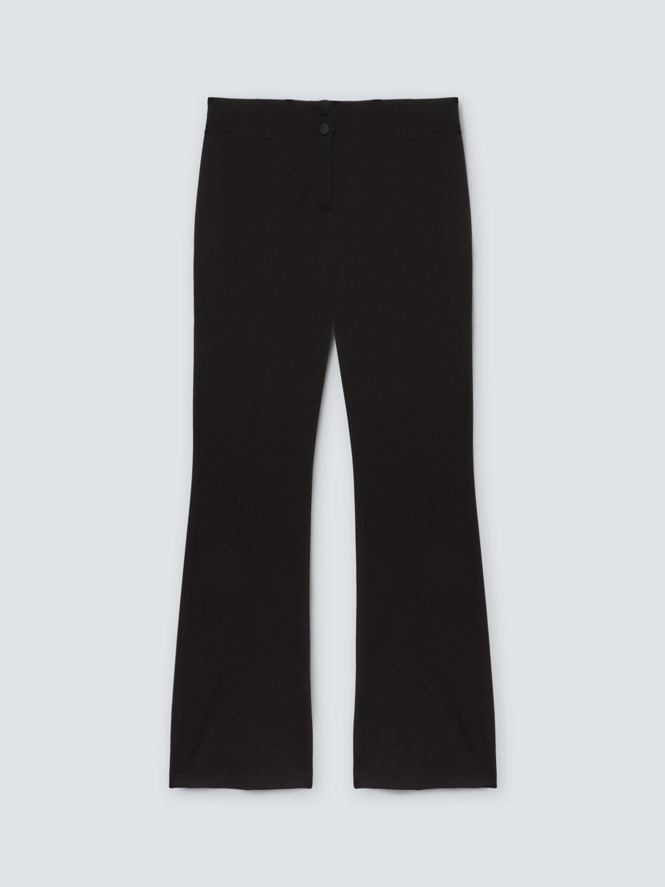 Crepe flare trousers image number 4