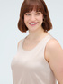 Top en satin de viscose stretch image number 3