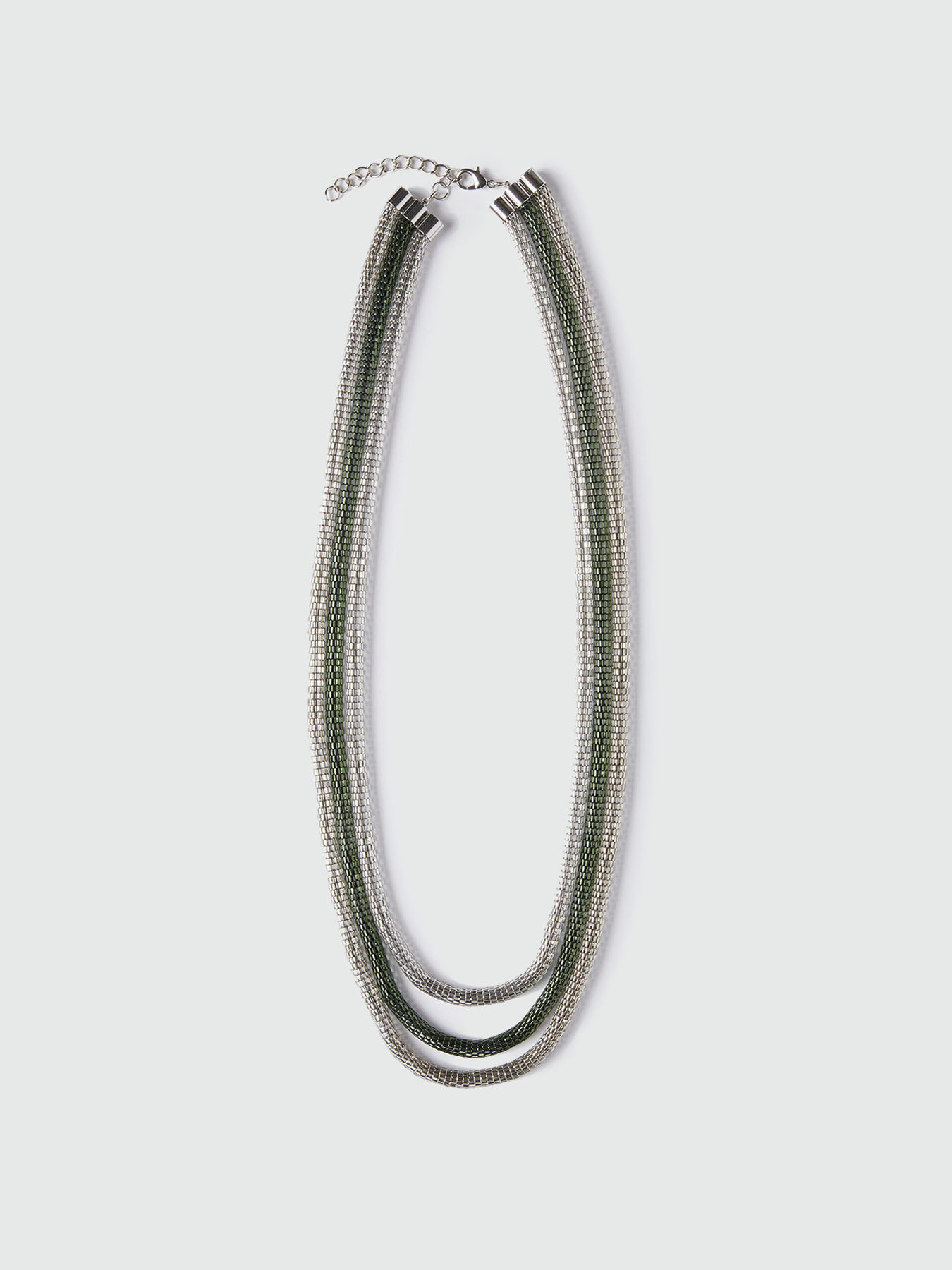 Collana tubolare in metallo image number 1