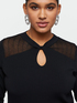 LENZING&trade; ECOVERO&trade; viscose sweater with knot image number 3