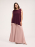 Top asimmetrico con bordo in pizzo image number 3