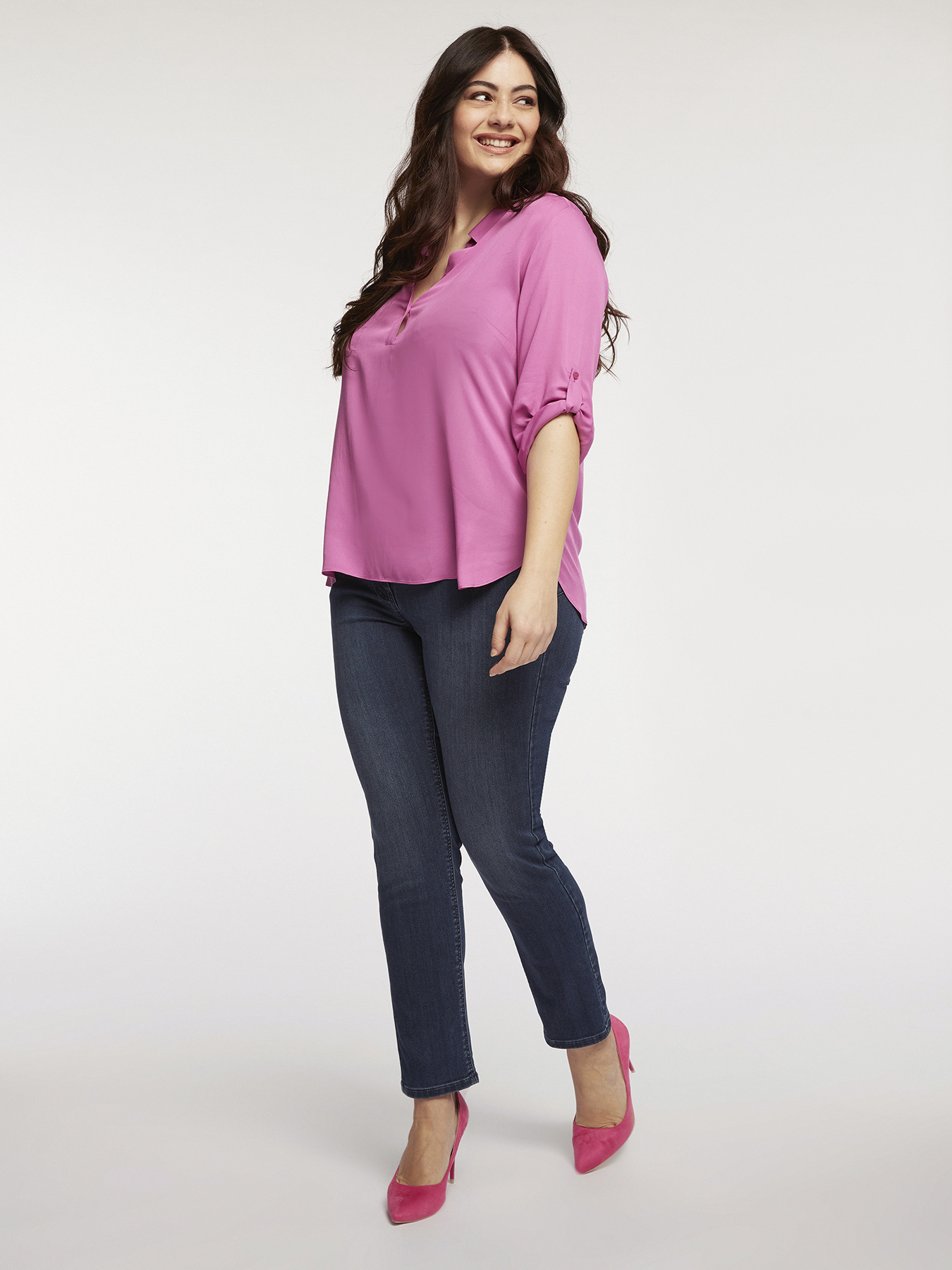 Open front blouse image number 2