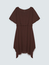 Georgette dress with asymmetric hem image number 4