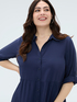 Robe longue chemise en viscose image number 3