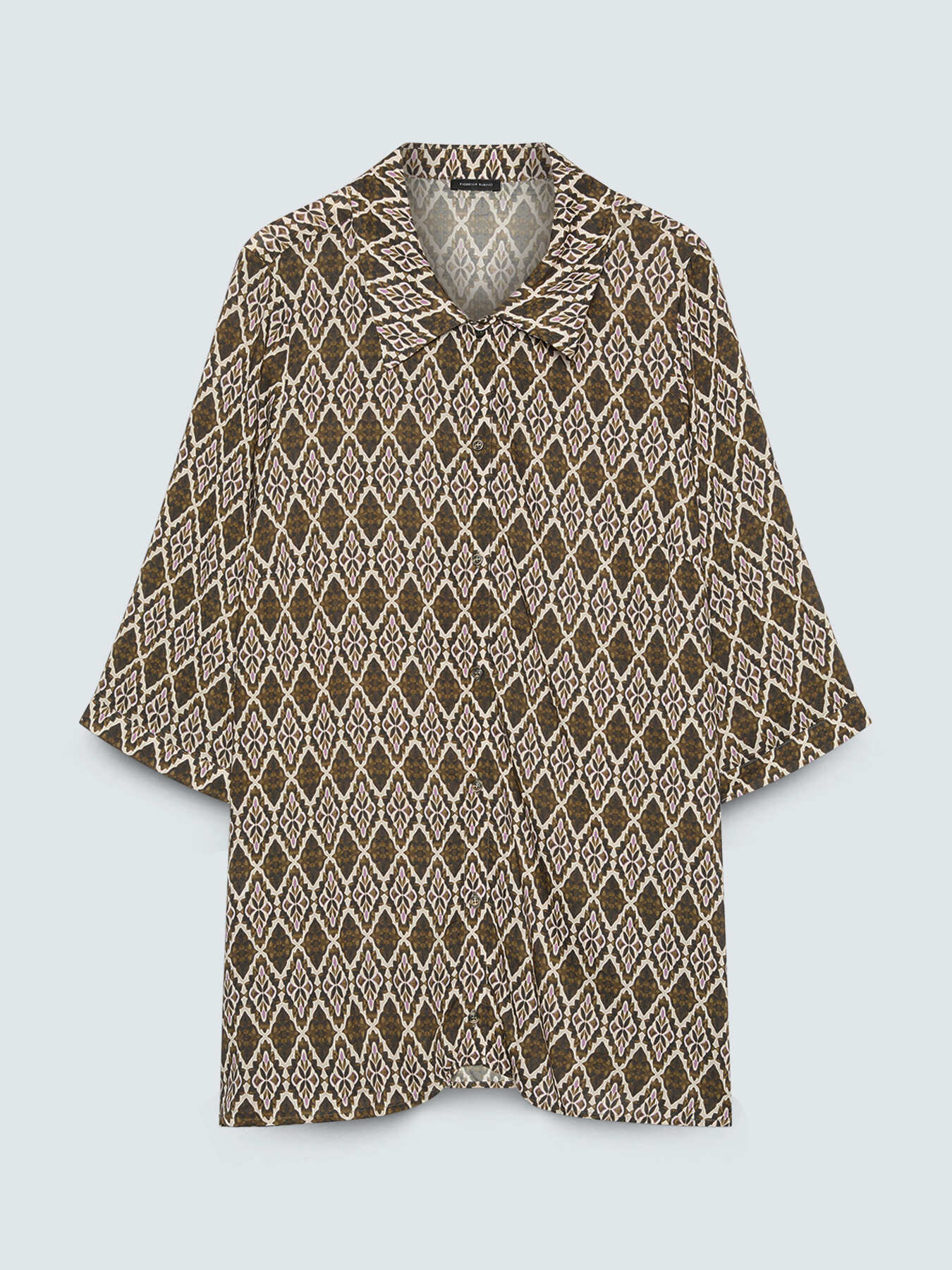 Camisa de viscosa con estampado image number 4