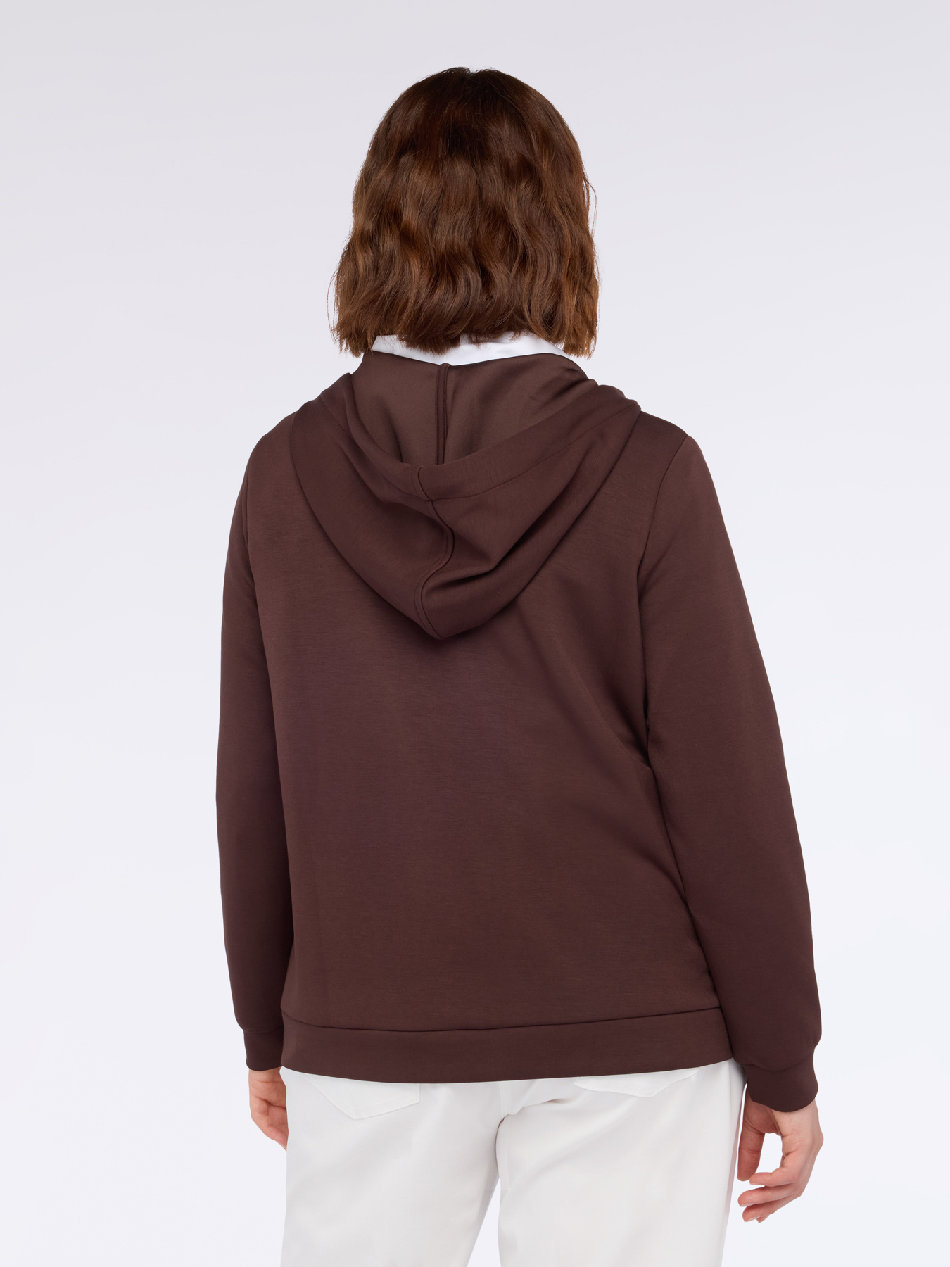 Hoodie with drawstring and light points image number 1