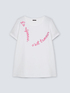 T-shirt con scritte ricamate image number 4
