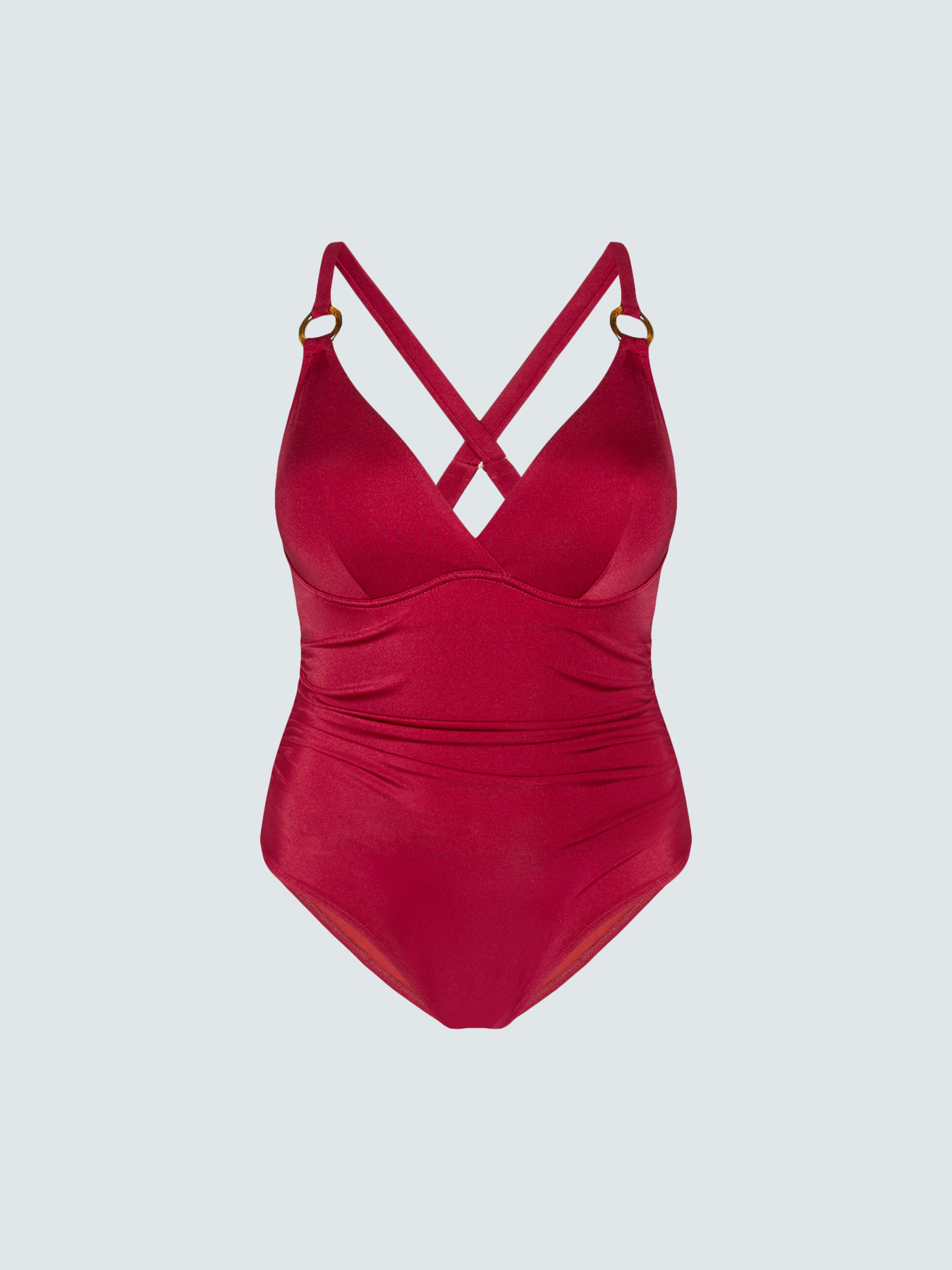 One-piece swimsuit with ring detail image number 5