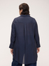 Georgette shirt with double-layer draping image number 1
