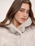 Soft touch reversible plush coat image number 3