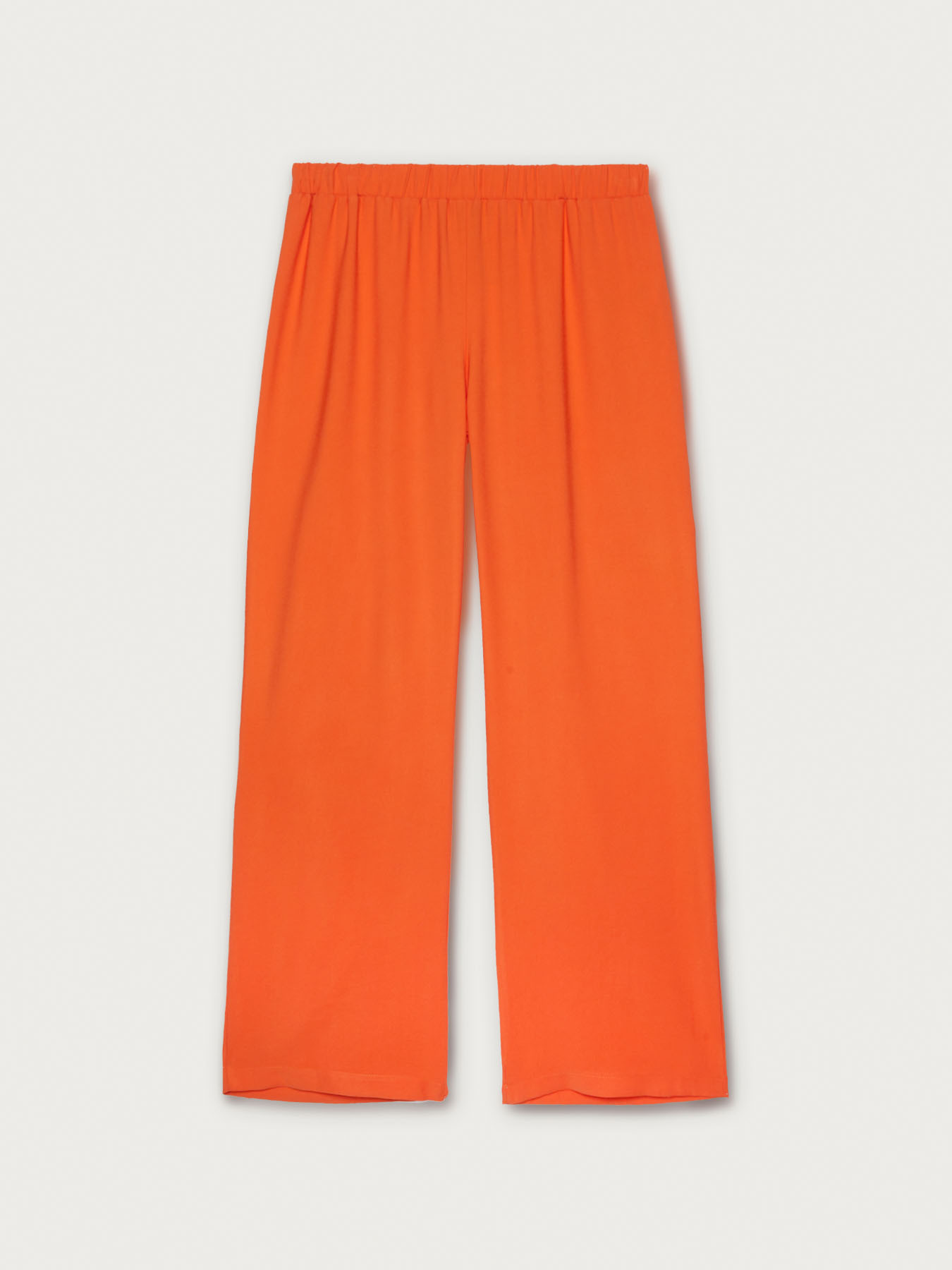 Pantalon droit en viscose fluide image number 3