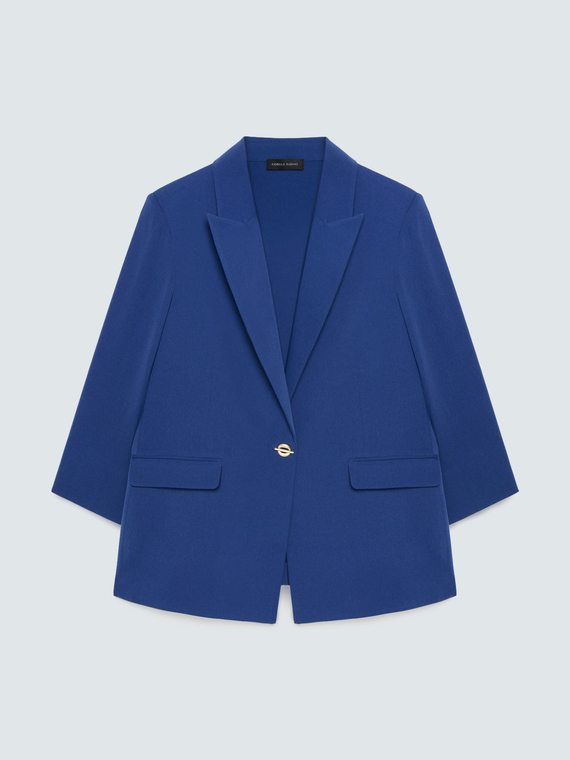 Blazer with three-quarter sleeves