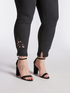 Jeggings with lace at the hem image number 2