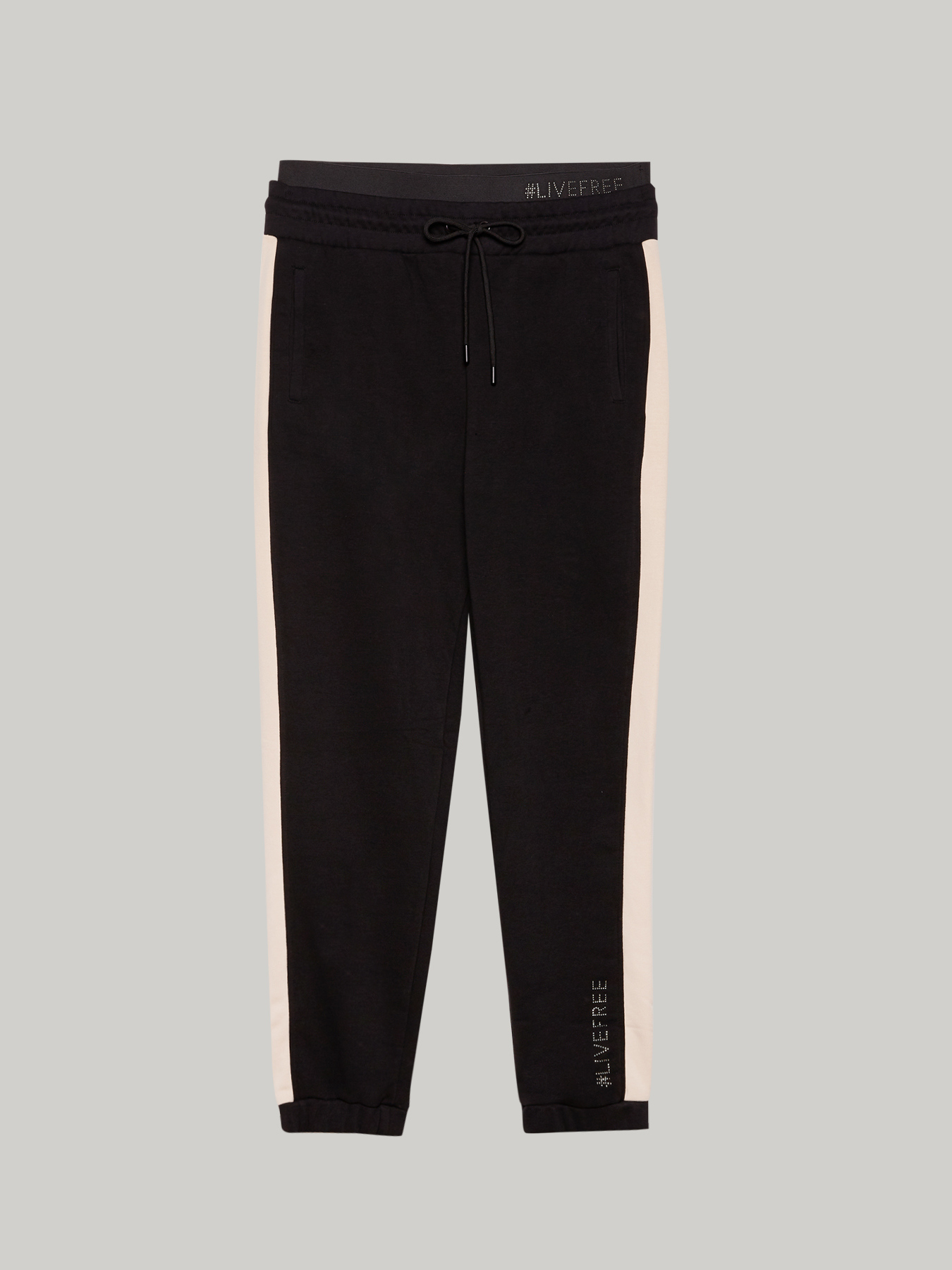 Pantalones de felpa con cristales image number 3