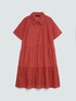 Smile ruffled dress in sangallo image number 5