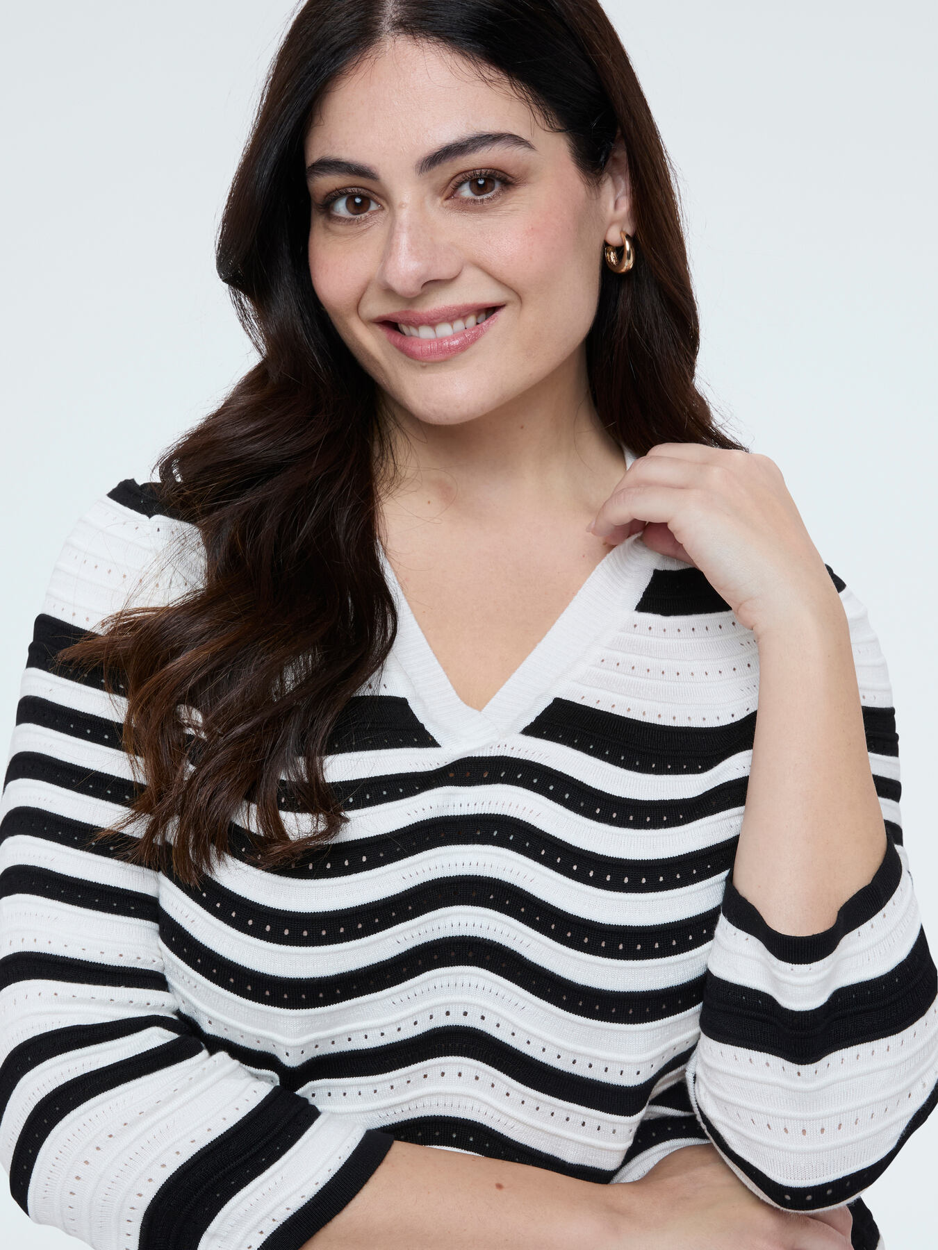 Polo collar sweater image number 2