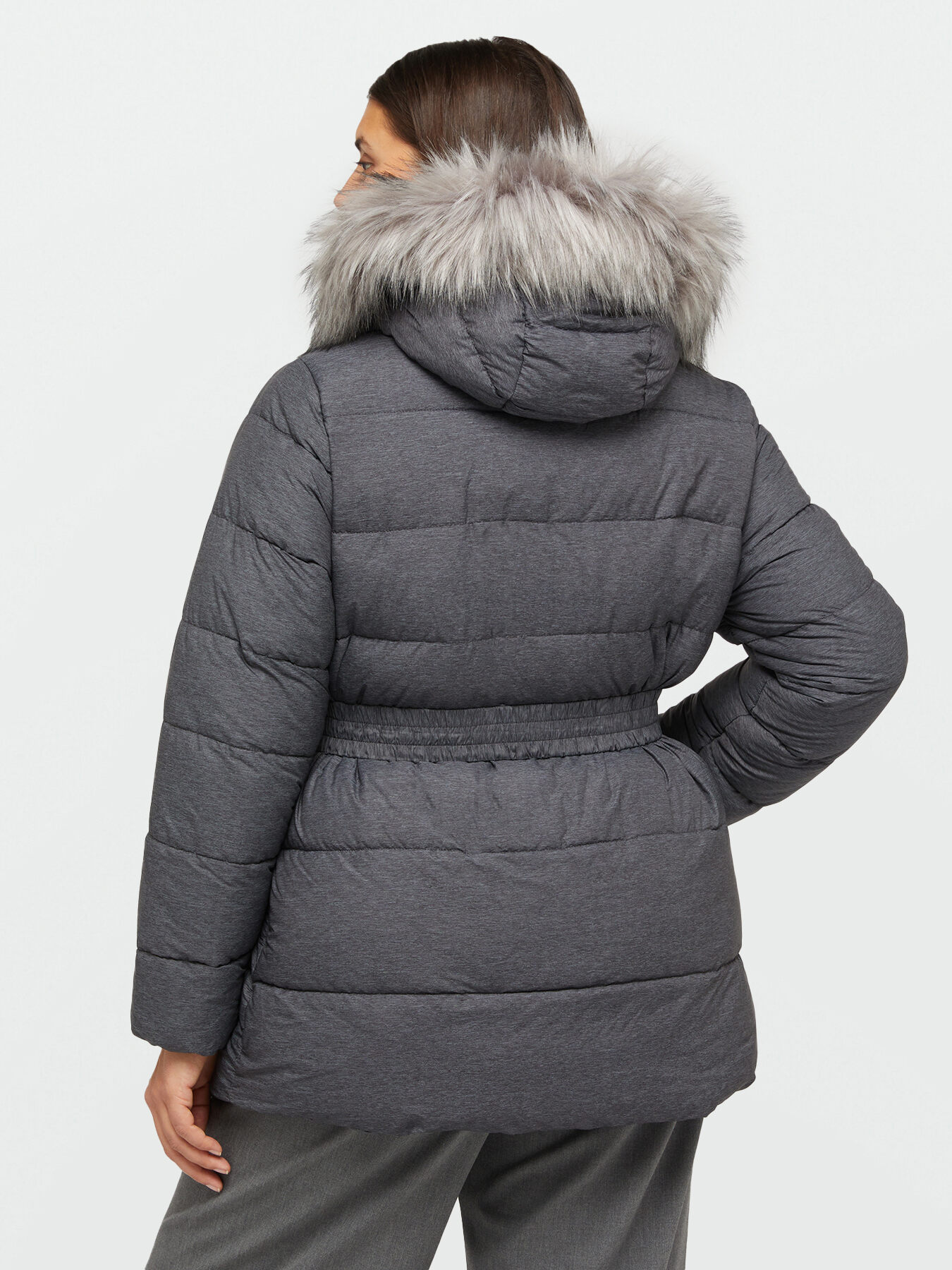 Piumino con cintura e imbottitura in Sorona&reg; Aura​ image number 1