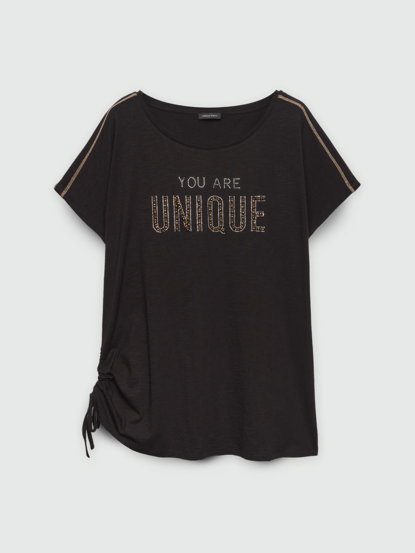 T-shirt with embroidered lettering image number 4