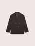 Structured double-breasted blazer image number 4